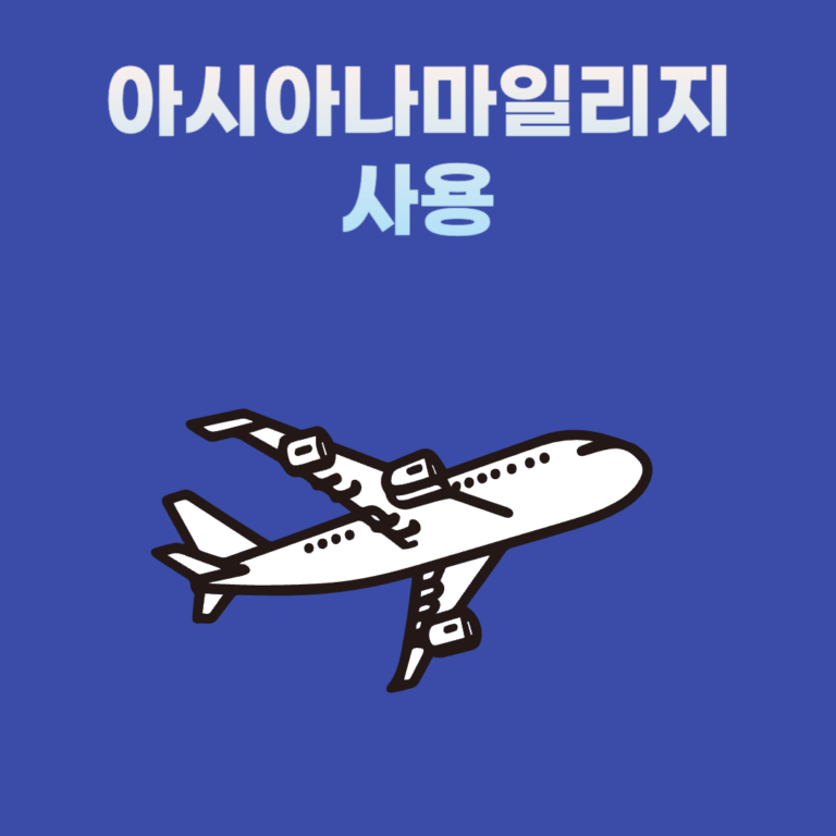 아시아나 마일리지 사용
