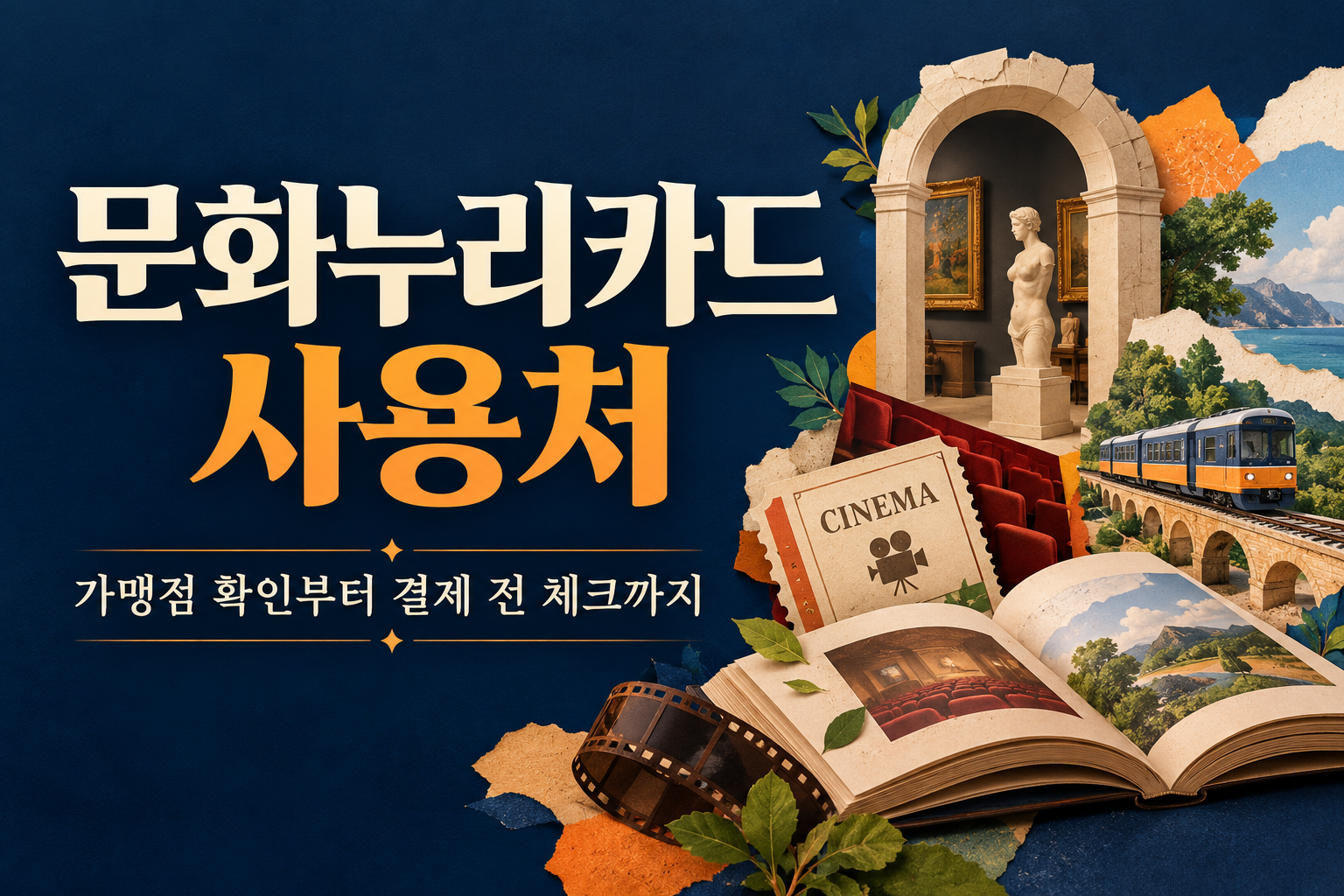 문화누리카드 사용처 안내